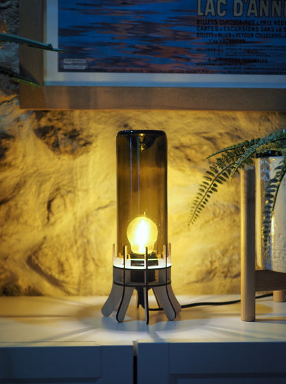 Lampe Recyclée |Bouteille de vin | Éclairage Design et Écoresponsable