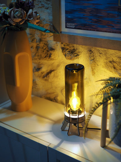 Lampe Recyclée |Bouteille de vin | Éclairage Design et Écoresponsable