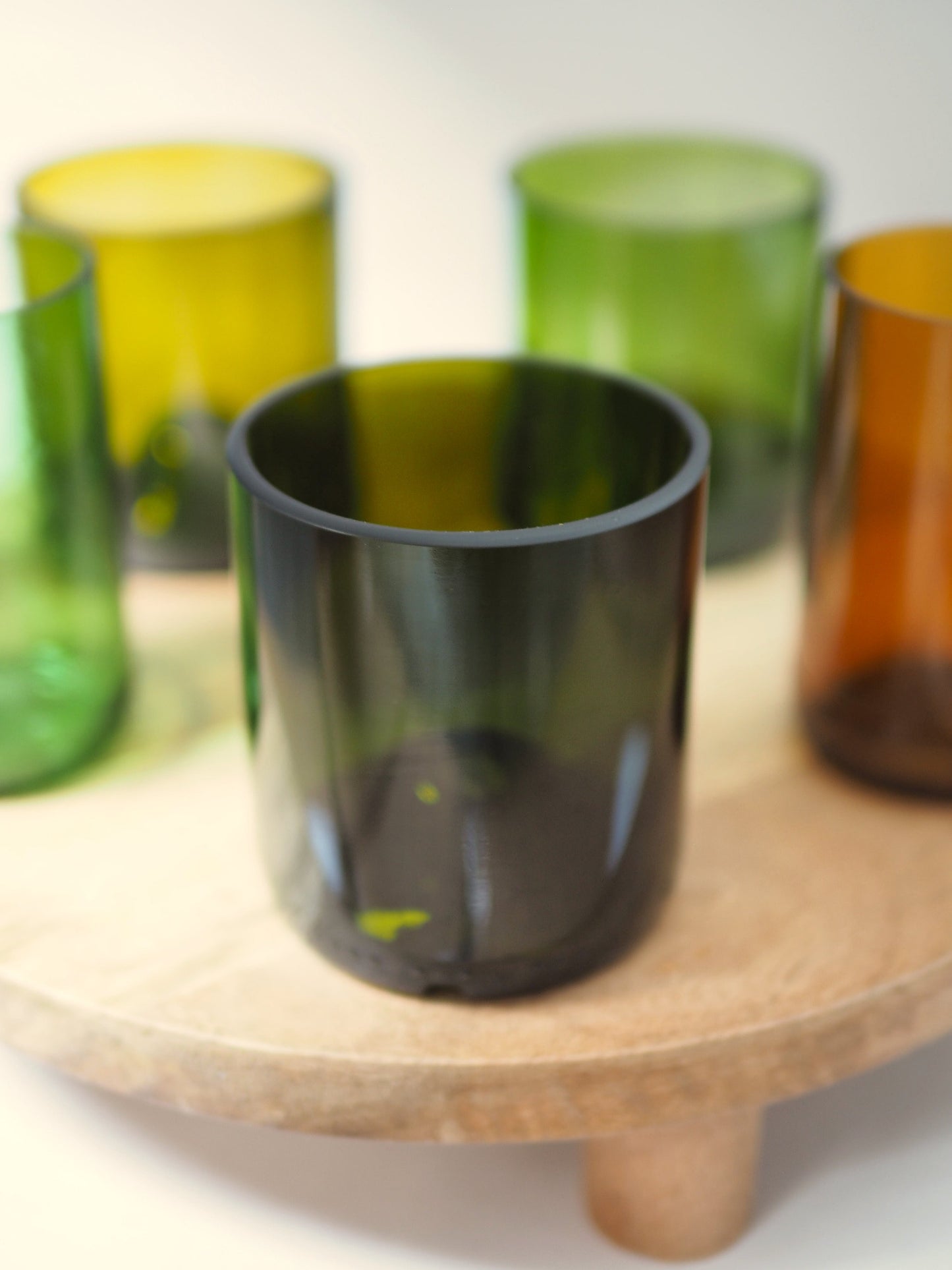 Verres recyclés | Bouteille de vin | Vert Foncé | 20 Cl